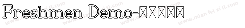 Freshmen Demo字体转换
